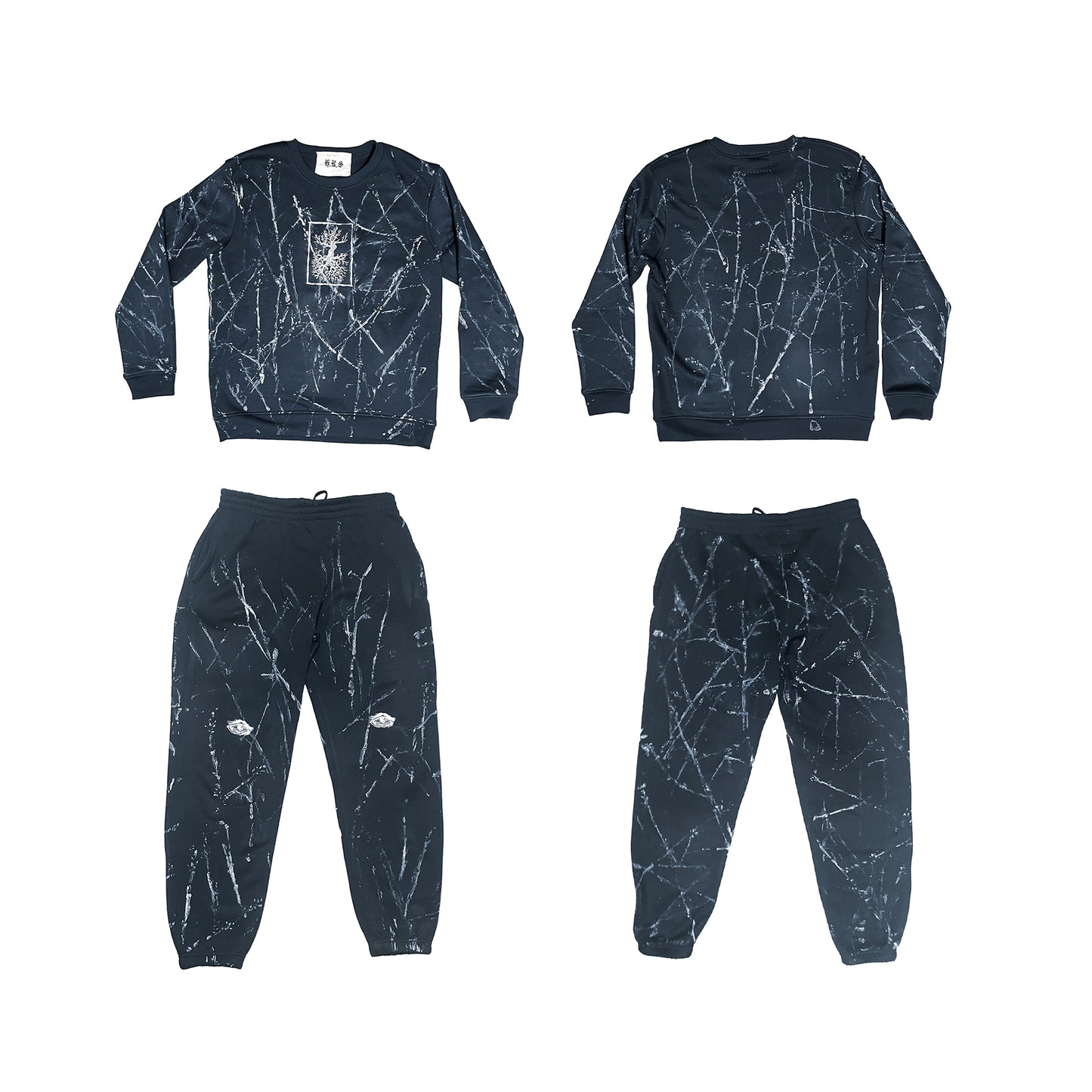 High-end "HALF DEAD TREE" tracksuit