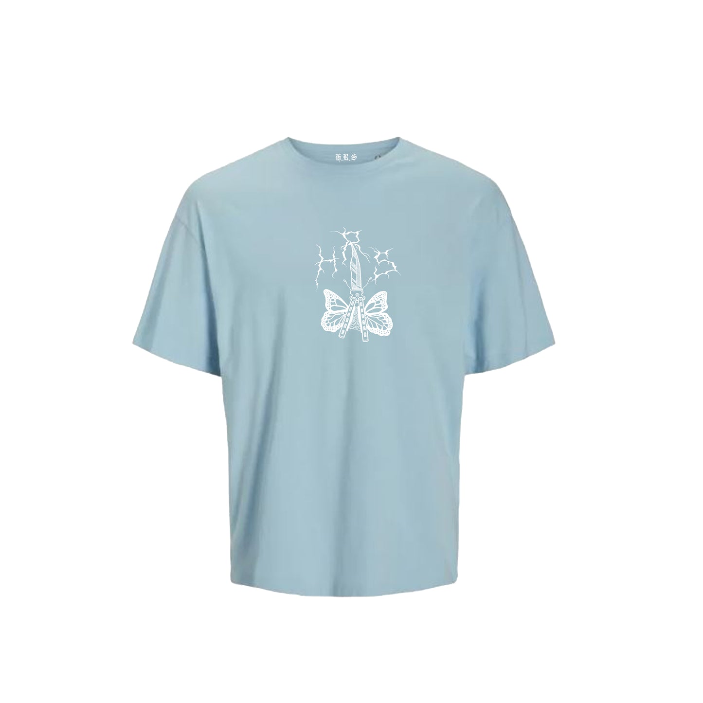 "Butterfly Knife" Oversized H.R.S. T-