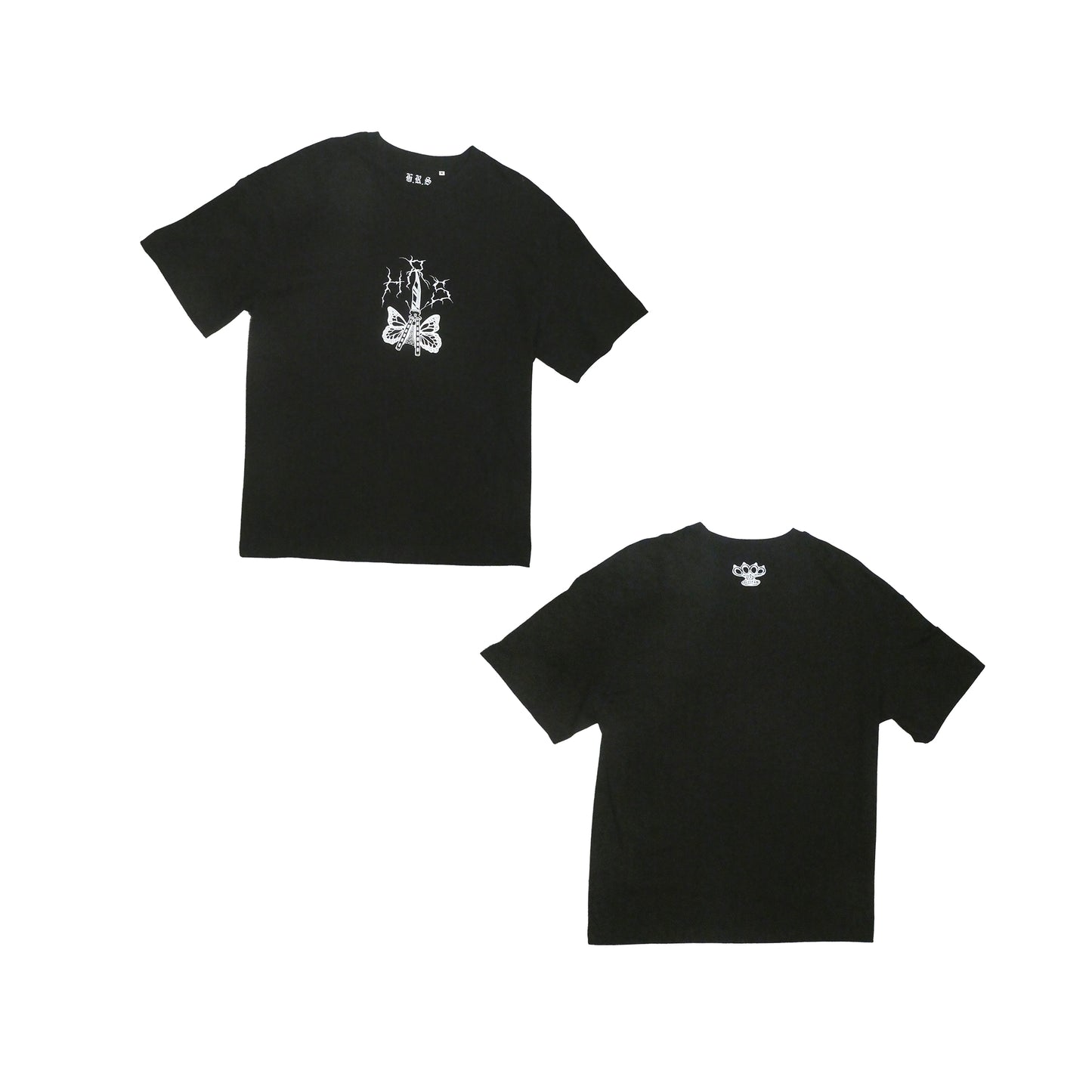 "Butterfly Knife" Oversized H.R.S. T-