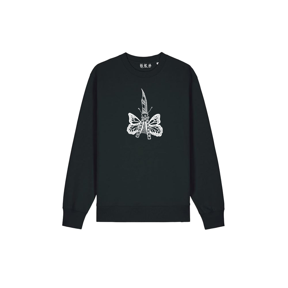 Crewneck "BUTTERFLY KNIFE"