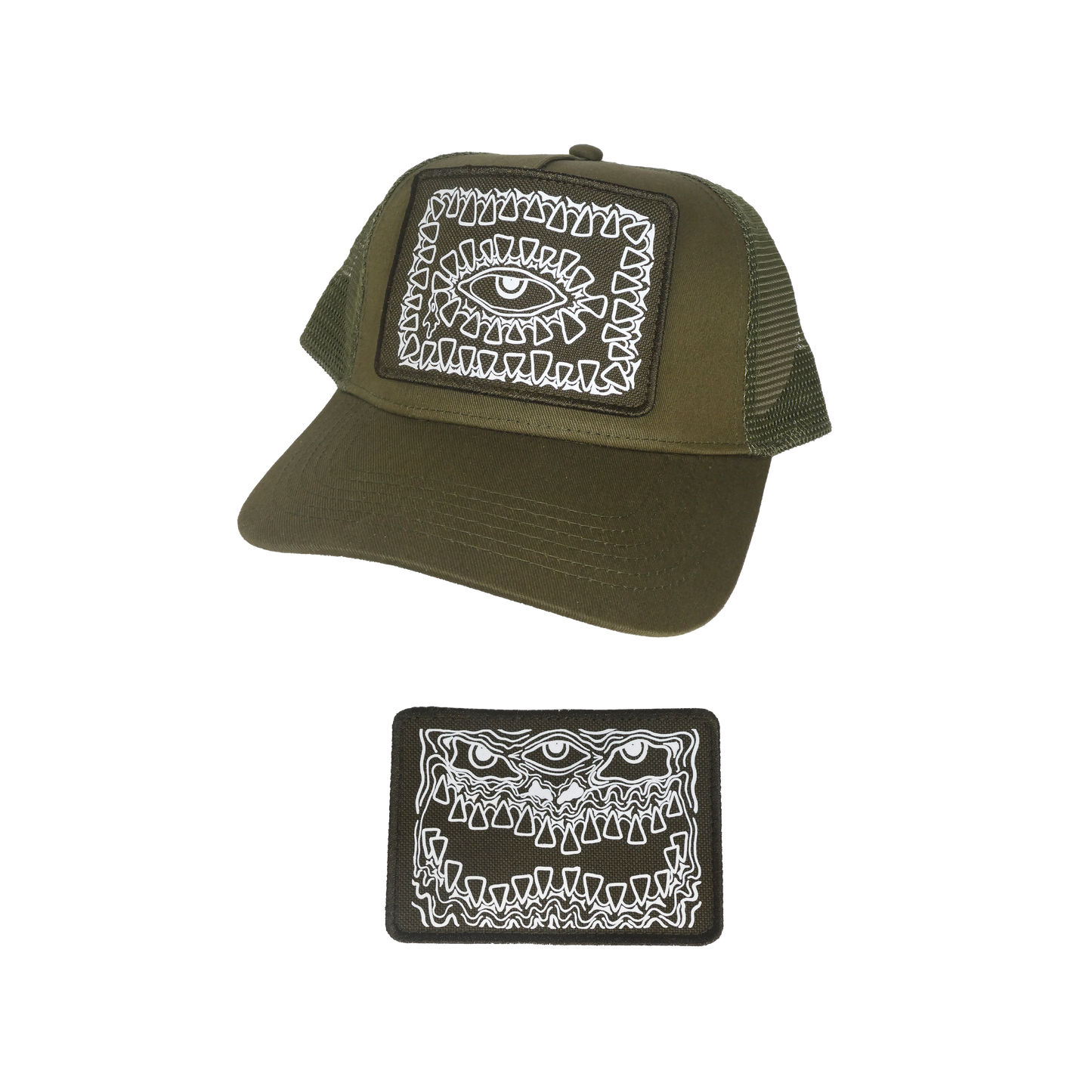 Trucker Cap "Mirror Patch" Kaki
