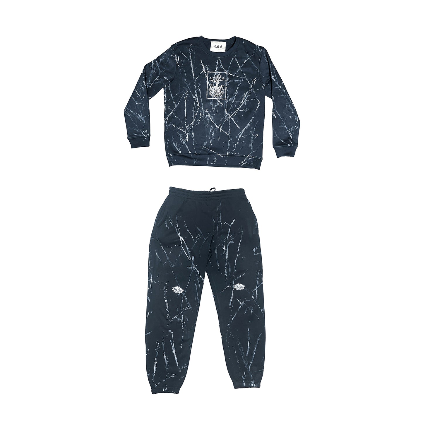 High-end "HALF DEAD TREE" tracksuit