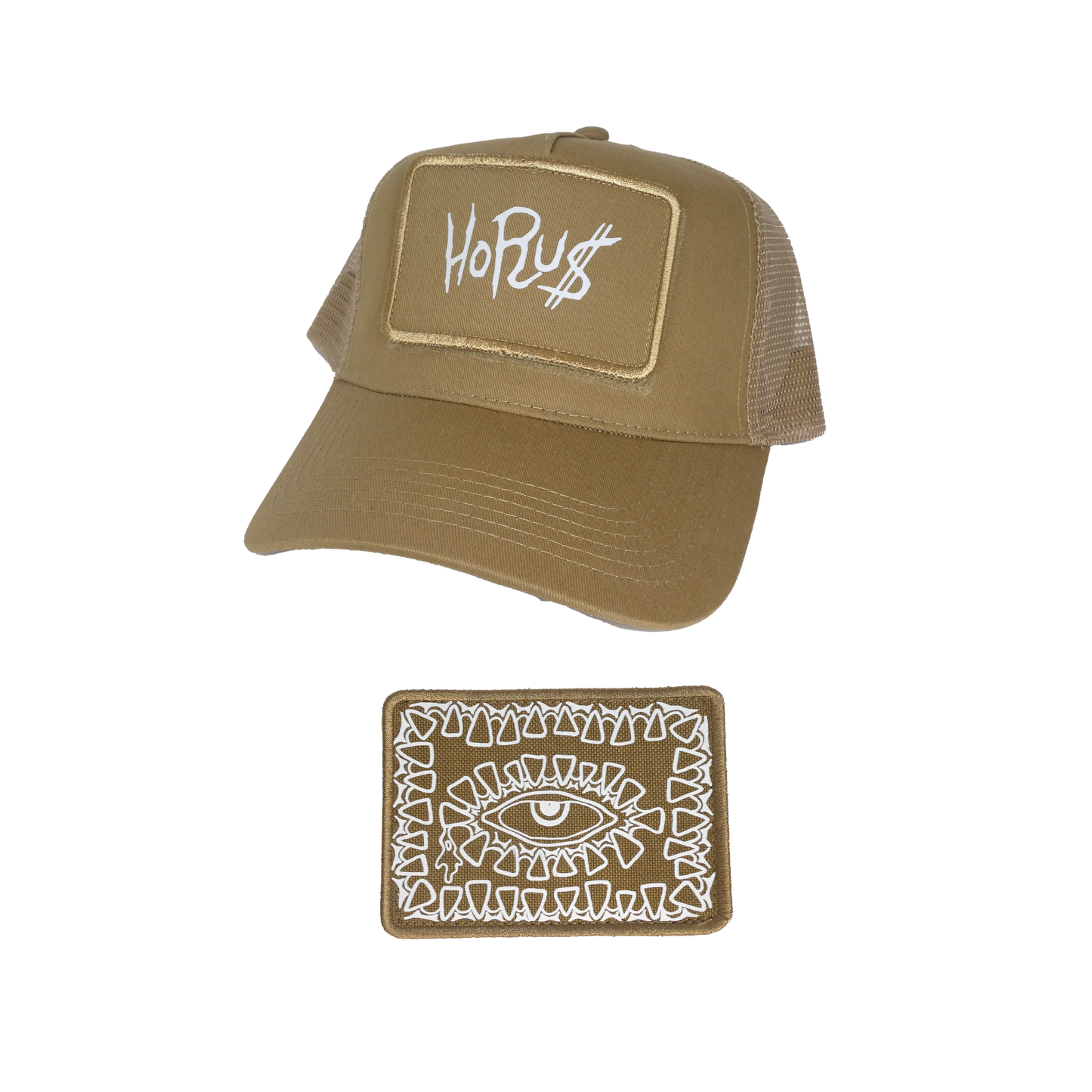 Trucker Cap "Mirror Patch" - Beige