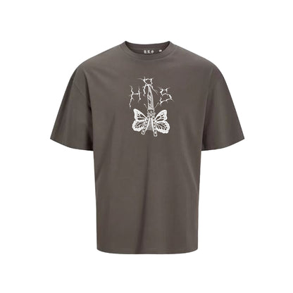 "Butterfly Knife" Oversized H.R.S. T-