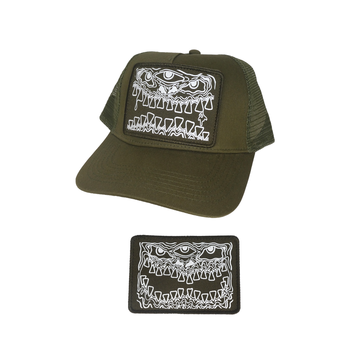 Trucker Cap "Mirror Patch" Kaki