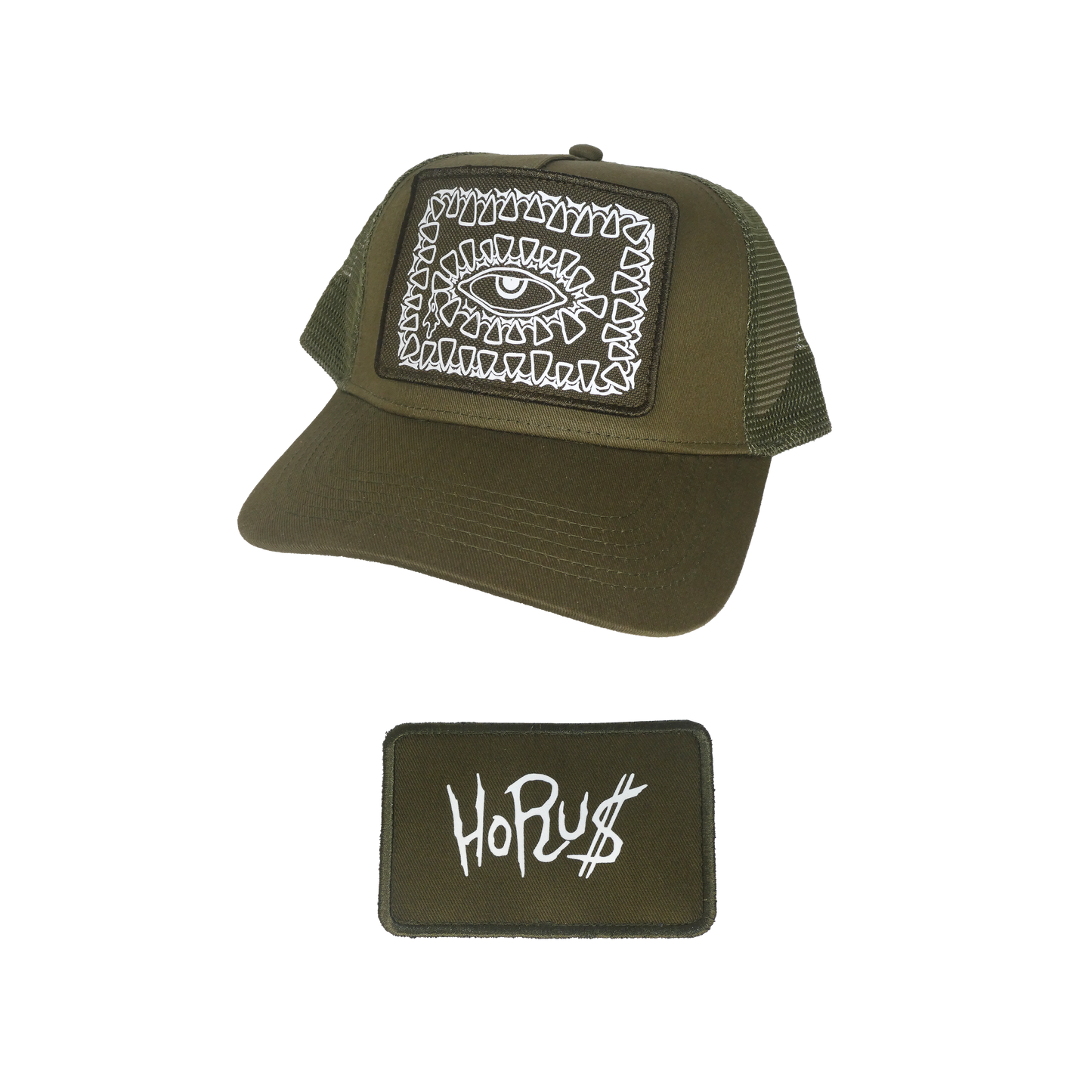 Trucker Cap "Mirror Patch" Kaki