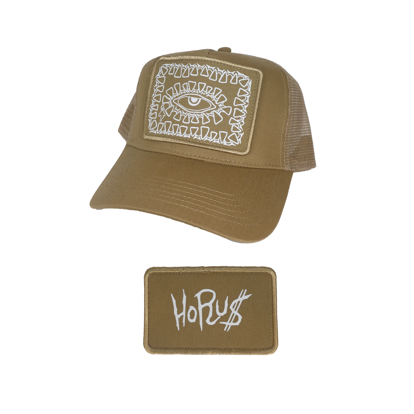 Trucker Cap "Mirror Patch" - Beige