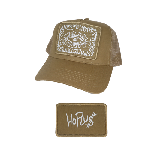 Trucker Cap "Mirror Patch" - Beige