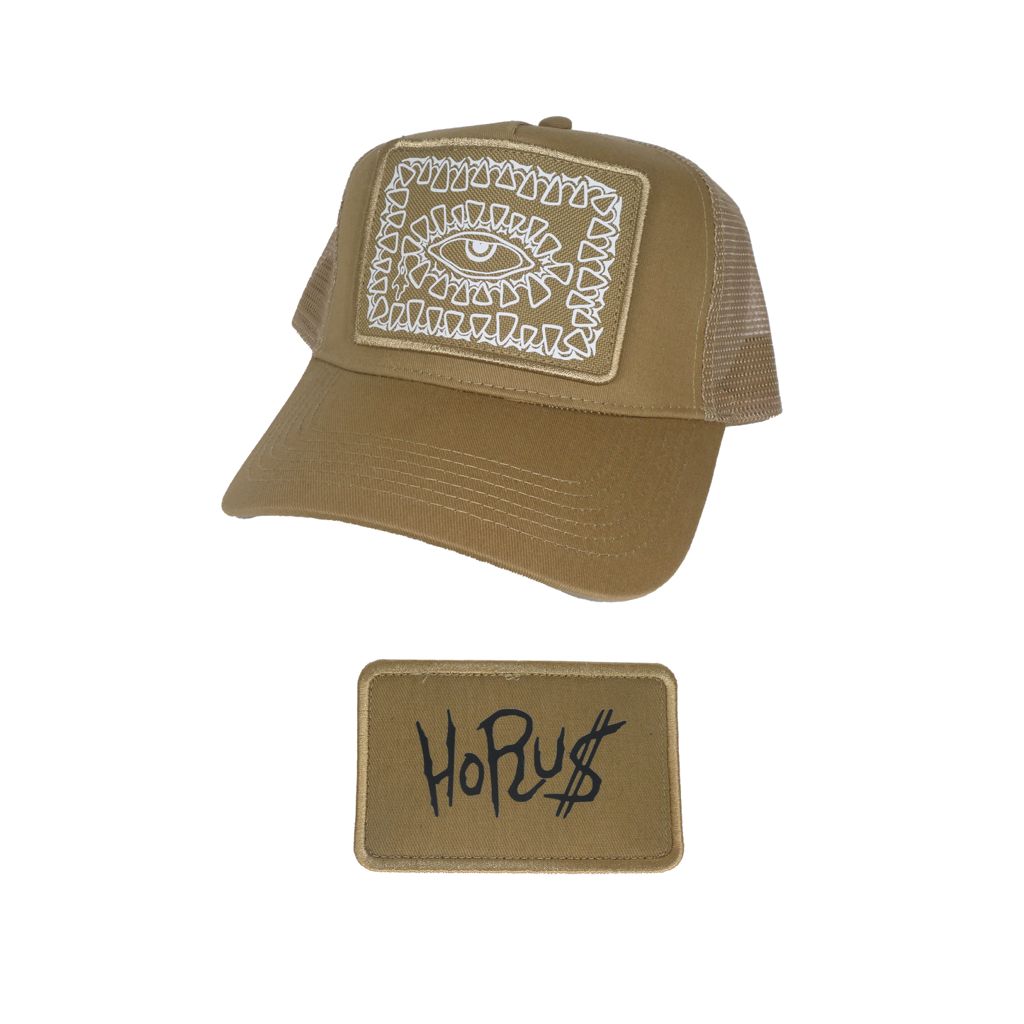 Trucker Cap "Mirror Patch" - Beige