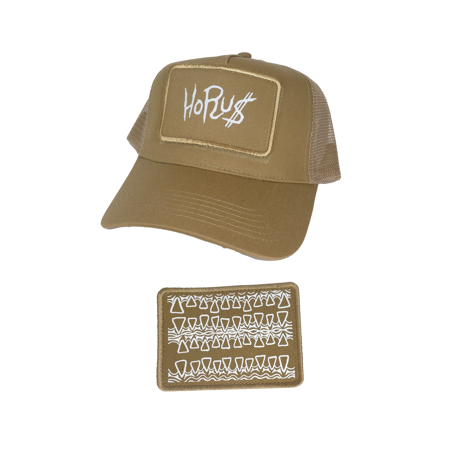 Trucker Cap "Mirror Patch" - Beige