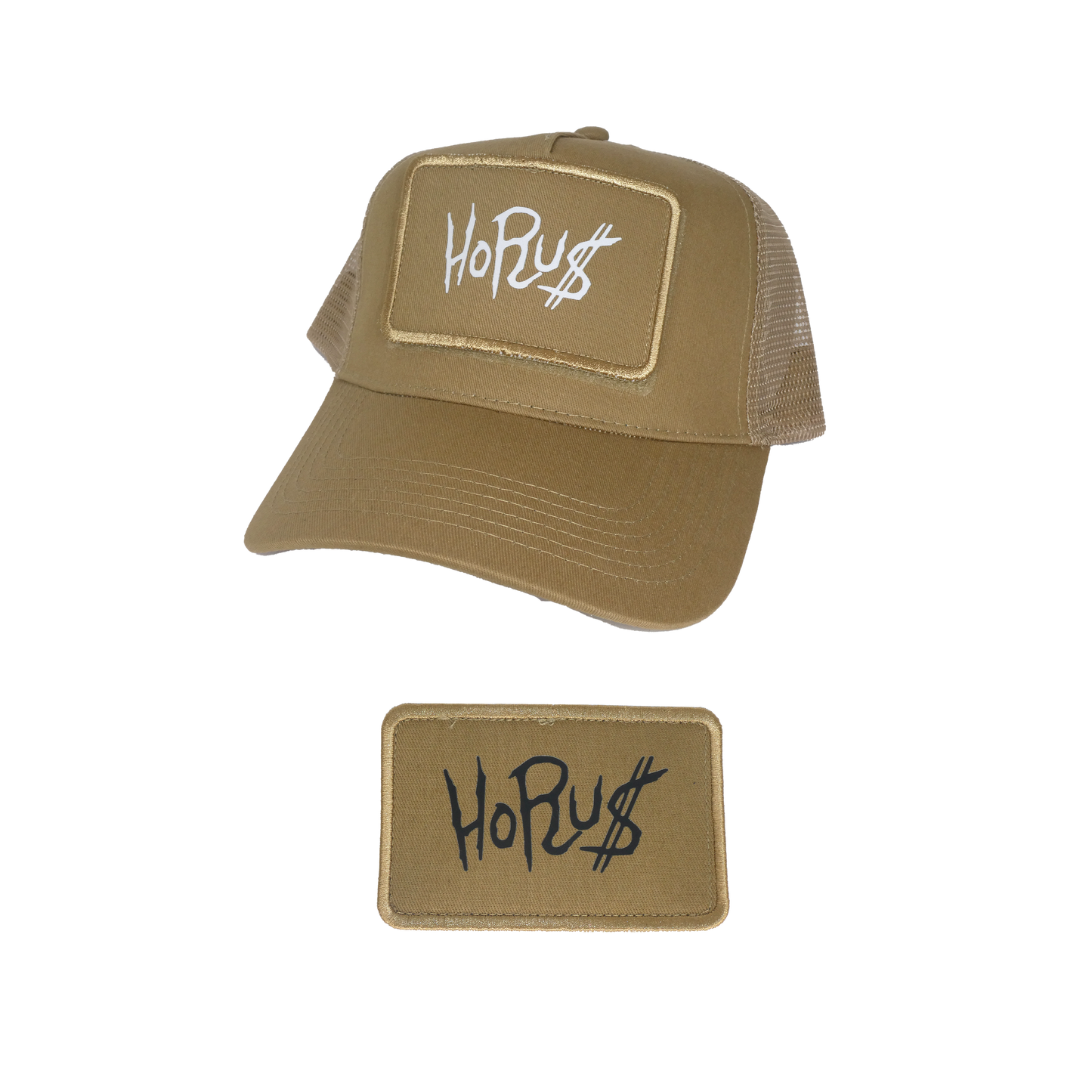 Trucker Cap "Mirror Patch" - Beige