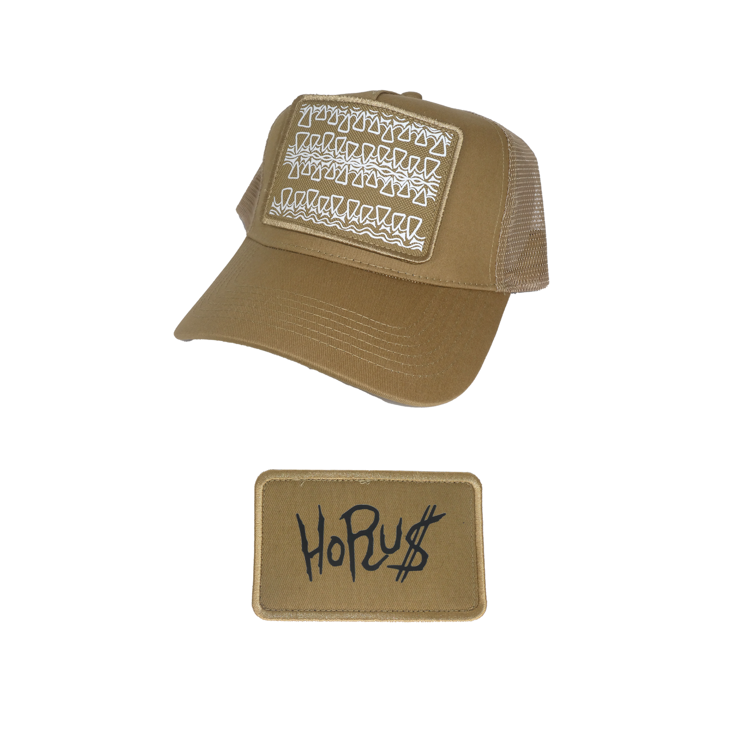 Trucker Cap "Mirror Patch" - Beige