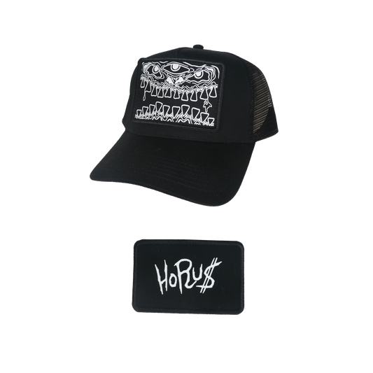 Trucker Cap "Mirror Patch" - Noire