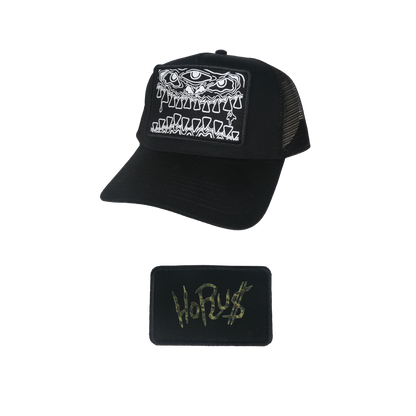 Trucker Cap "Mirror Patch" - Noire