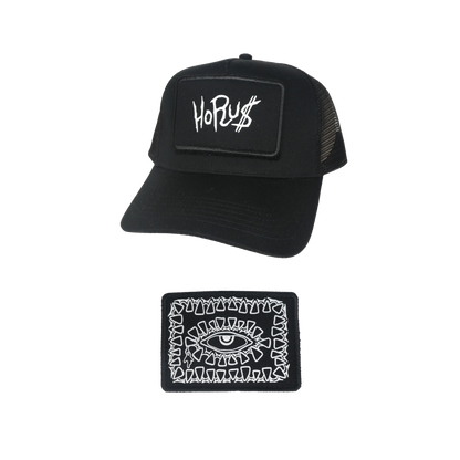 Trucker Cap "Mirror Patch" - Noire